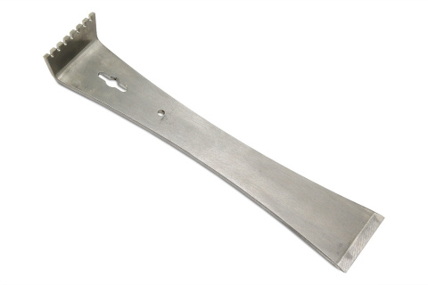 Dłuto nierdzewne bez oprawy ze skrobakiem do krat metalowych