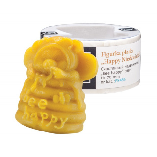 Forma silikonowa Figurka płaska happy niedźwiadek
