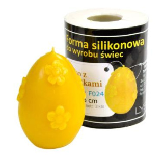 Forma silikonowa - JAJKO Z KWIATKAMI 6 cm