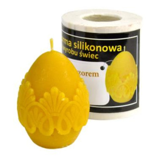 Forma silikonowa - JAJKO Z WZOREM 5,5 cm