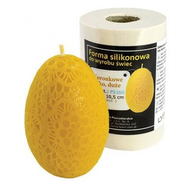 Forma silikonowa - KORONKOWE JAJKO DUŻE 10,5 cm