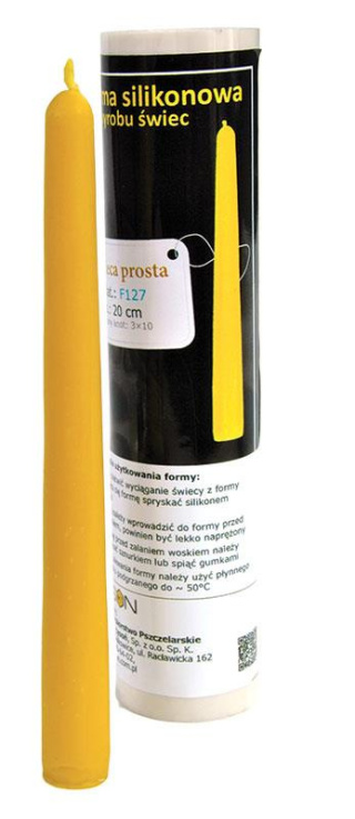 Forma silikonowa - ŚWIECA PROSTA 20 cm