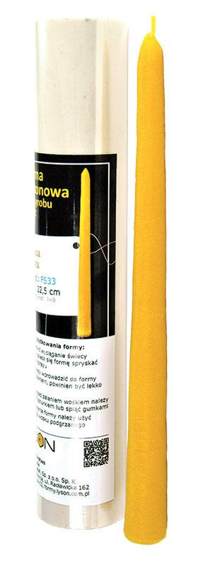 Forma silikonowa - ŚWIECA PROSTA 22,5 cm