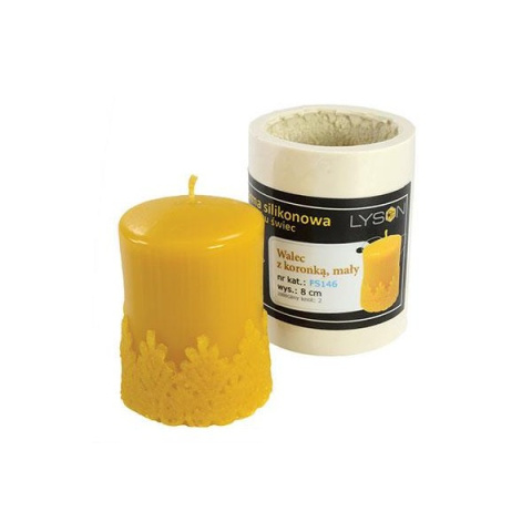 Forma silikonowa - WALEC Z KORONKĄ, MAŁY 8 cm