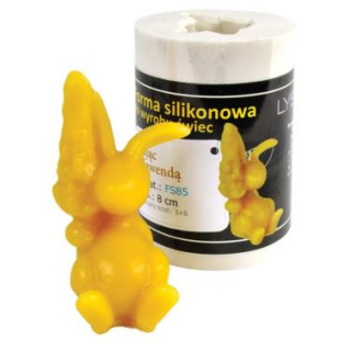 Forma silikonowa - ZAJĄC Z LAWENDĄ 8 cm