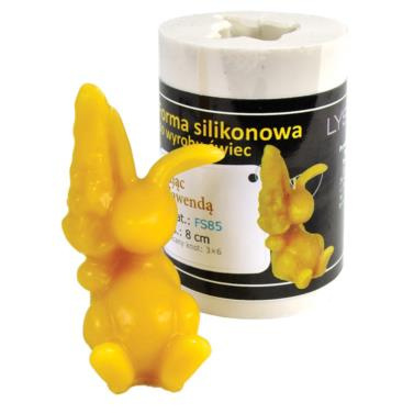 Forma silikonowa - ZAJĄC Z LAWENDĄ 8 cm