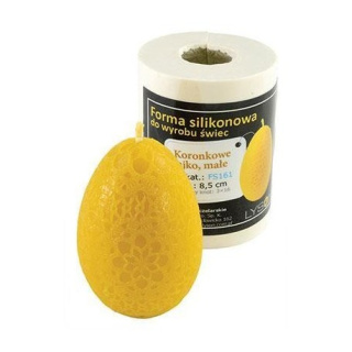 Forma silikonowa koronkowe - jajko małe - wysokość 8,5cm