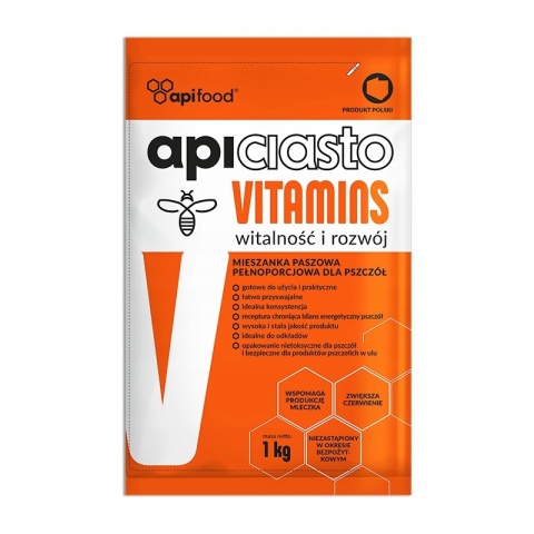 Apikand Basic- ciasto z witaminami karton 10 kg. Apikand Basic- ciasto z witaminami karton 10 kg.
