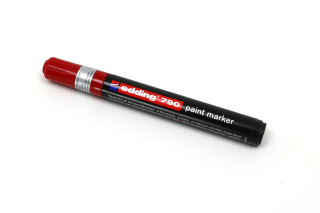 Marker premium czerwony do znakowania matek 790 Edding