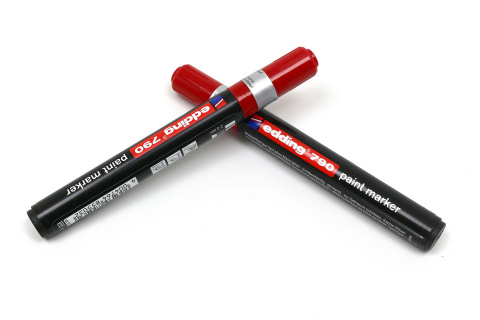 Marker premium czerwony do znakowania matek 790 Edding Marker premium czerwony do znakowania matek 790 Edding