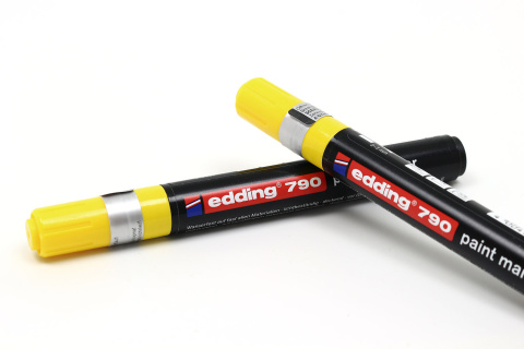 Marker premium żółty do znakowania matek 790 Edding Marker premium żółty do znakowania matek 790 Edding